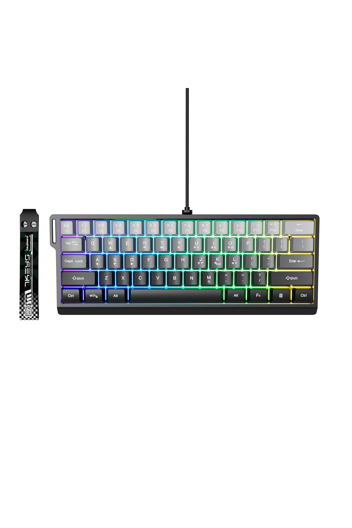 G61-5 RGB Oyuncu Klavyesi — %60 Kompakt, Ayrılabilir Kablo