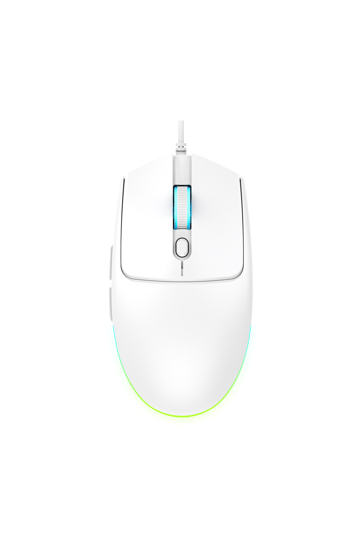 M300 Oyuncu Mouse — 2400 DPI, 6 Tuş, 7 Renk Işık, Beyaz